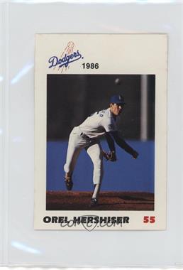 1986 Los Angeles Dodgers Police - [Base] #_ORHE - Orel Hershiser