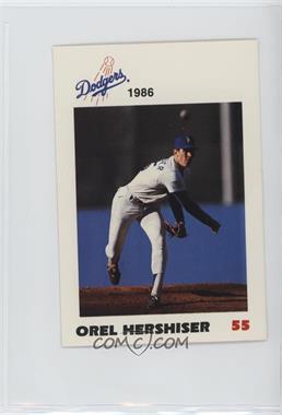 1986 Los Angeles Dodgers Police - [Base] #_ORHE - Orel Hershiser