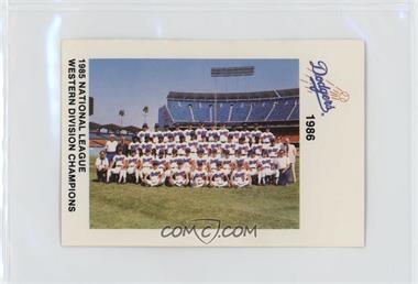 1986 Los Angeles Dodgers Police - [Base] #LADO - 1985 National League Western Division Champions (Los Angeles Dodgers Team)