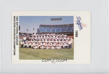 1986 Los Angeles Dodgers Police - [Base] #LADO - 1985 National League Western Division Champions (Los Angeles Dodgers Team)