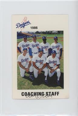 1986 Los Angeles Dodgers Police - [Base] #MCHPBMA - Coaching Staff (Don McMahon, Mark Cresse, Ben Hines, Ron Perranoski, Monty Basgall, Manny Mota, Joe Amalfitano)