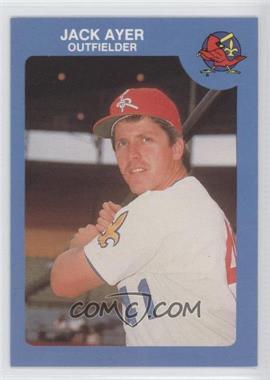 1986 Louisville Redbirds - [Base] #4 - Jack Ayer