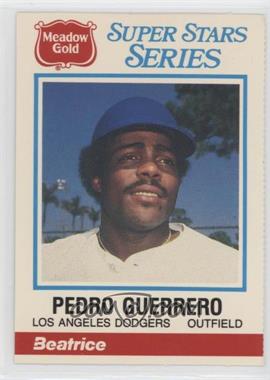 1986 Meadow Gold Super Stars - [Base] #18 - Pedro Guerrero