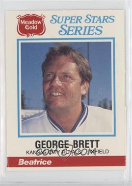 1986 Meadow Gold Super Stars - [Base] #2 - George Brett