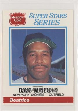 1986 Meadow Gold Super Stars - [Base] #7 - Dave Winfield