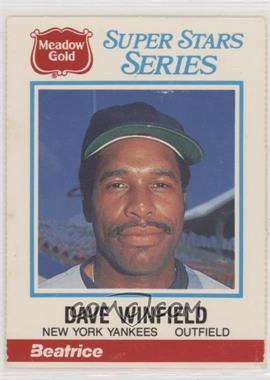 1986 Meadow Gold Super Stars - [Base] #7 - Dave Winfield [EX to NM]