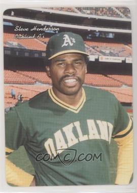 1986 Mother's Cookies Oakland Athletics - Stadium Giveaway [Base] #20 - Steve Henderson