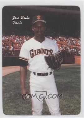 1986 Mother's Cookies San Francisco Giants - Stadium Giveaway [Base] #13 - Jose Uribe