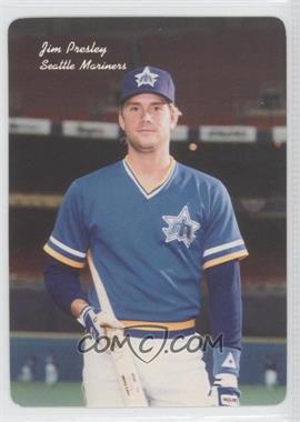 1986 Mother's Cookies Seattle Mariners - Stadium Giveaway [Base] #7 - Jim Presley