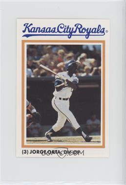1986 National Photo Kansas City Royals - [Base] #3 - Jorge Orta