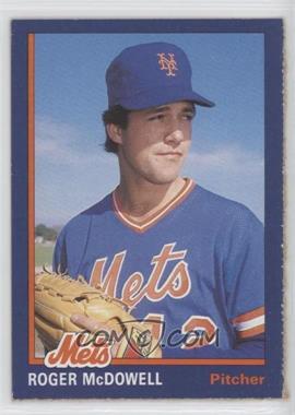 1986 New York Mets Super Fan Club Team Sheets Singles - [Base] #7 - Roger McDowell