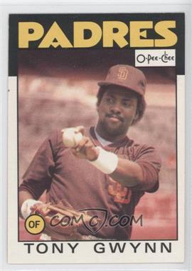 1986 O-Pee-Chee - [Base] #10 - Tony Gwynn