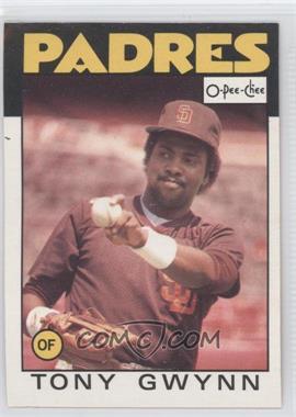 1986 O-Pee-Chee - [Base] #10 - Tony Gwynn