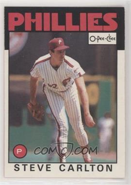 1986 O-Pee-Chee - [Base] #120 - Steve Carlton