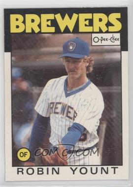 1986 O-Pee-Chee - [Base] #144 - Robin Yount [EX to NM]