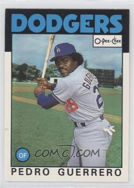 1986 O-Pee-Chee - [Base] #145 - Pedro Guerrero