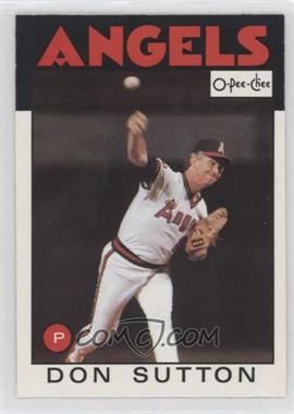 1986 O-Pee-Chee - [Base] #335 - Don Sutton