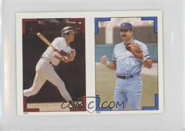 1986 O-Pee-Chee Album Stickers - [Base] #106-265 - Steve Balboni, Graig Nettles