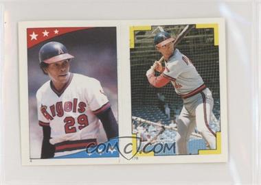 1986 O-Pee-Chee Album Stickers - [Base] #4-178 - Rod Carew, Doug DeCinces