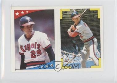 1986 O-Pee-Chee Album Stickers - [Base] #4-178 - Rod Carew, Doug DeCinces