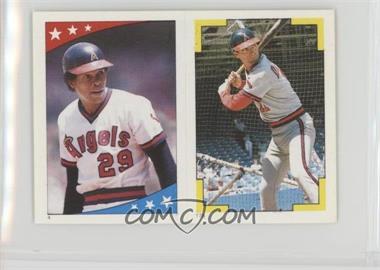 1986 O-Pee-Chee Album Stickers - [Base] #4-178 - Rod Carew, Doug DeCinces