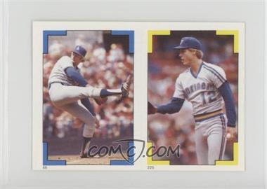 1986 O-Pee-Chee Album Stickers - [Base] #66-225 - Mark Langston, Jerry Reuss