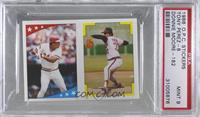 Donnie Moore, Tony Perez [PSA 9 MINT]