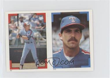 1986 O-Pee-Chee Album Stickers - [Base] #82-243 - Tim Wallach, Don Slaught
