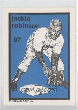 1986 O'Connell & Son Ink Series 3 - [Base] #97 - Jackie Robinson