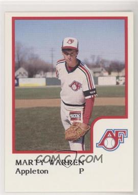 1986 ProCards Appleton Foxes - [Base] #_MAWA - Marty Warren