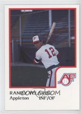 1986 ProCards Appleton Foxes - [Base] #_RAVE - Randy Velarde