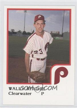 1986 ProCards Clearwater Phillies - [Base] #_WARI - Wally Ritchie