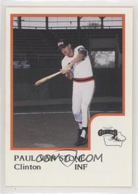 1986 ProCards Clinton Giants - [Base] #PAST - Paul Van Stone