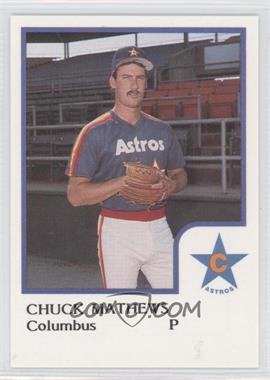 1986 ProCards Columbus Astros - [Base] #_CHMA - Chuck Mathews