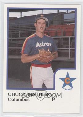 1986 ProCards Columbus Astros - [Base] #_CHMA - Chuck Mathews