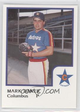 1986 ProCards Columbus Astros - [Base] #_MABA - Mark Baker