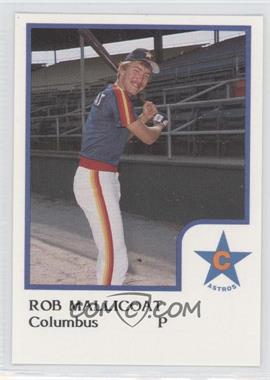 1986 ProCards Columbus Astros - [Base] #_ROMA - Rob Mallicoat