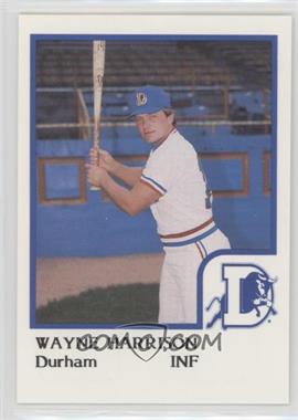 1986 ProCards Durham Bulls - [Base] #_WAHA - Wayne Harrison