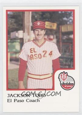 1986 ProCards El Paso Diablos - [Base] #_JATO - Jackson Todd