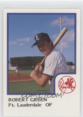 1986 ProCards Ft. Lauderdale Yankees - [Base] #_ROGR - Robert Green