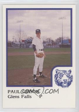 1986 ProCards Glens Falls Tigers - [Base] #_PAGI - Paul Gibson