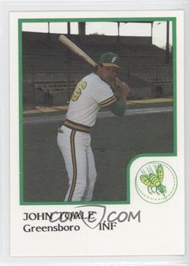 1986 ProCards Greensboro Hornets - [Base] #_JOTO - John Toale