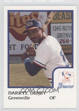 1986 ProCards Greenville Braves - [Base] #_DADE - Darryl Denby