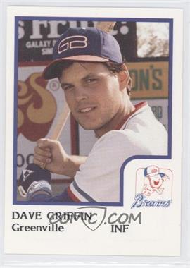 1986 ProCards Greenville Braves - [Base] #_DAGR - Dave Griffin