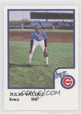 1986 ProCards Iowa Cubs - [Base] #_JUVA - Julio Valdez