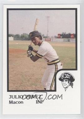 1986 ProCards Macon Pirates - [Base] #_JUPE - Julio Perez