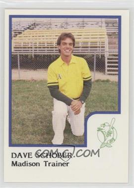 1986 ProCards Madison Muskies - [Base] #_DASC - Dave Schober