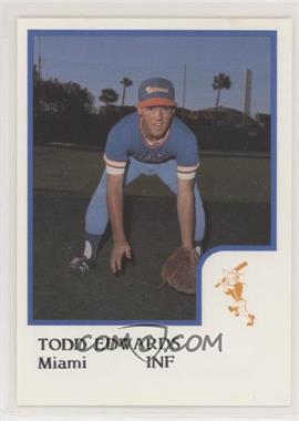 1986 ProCards Miami Marlins - [Base] #_TOED - Todd Edwards