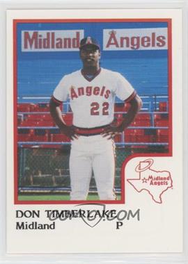 1986 ProCards Midland Angels - [Base] #_DOTI - Don Timberlake