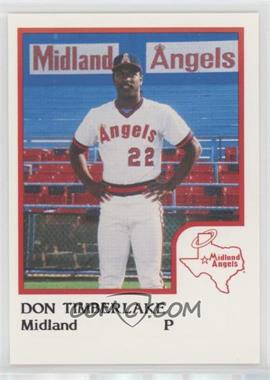 1986 ProCards Midland Angels - [Base] #_DOTI - Don Timberlake